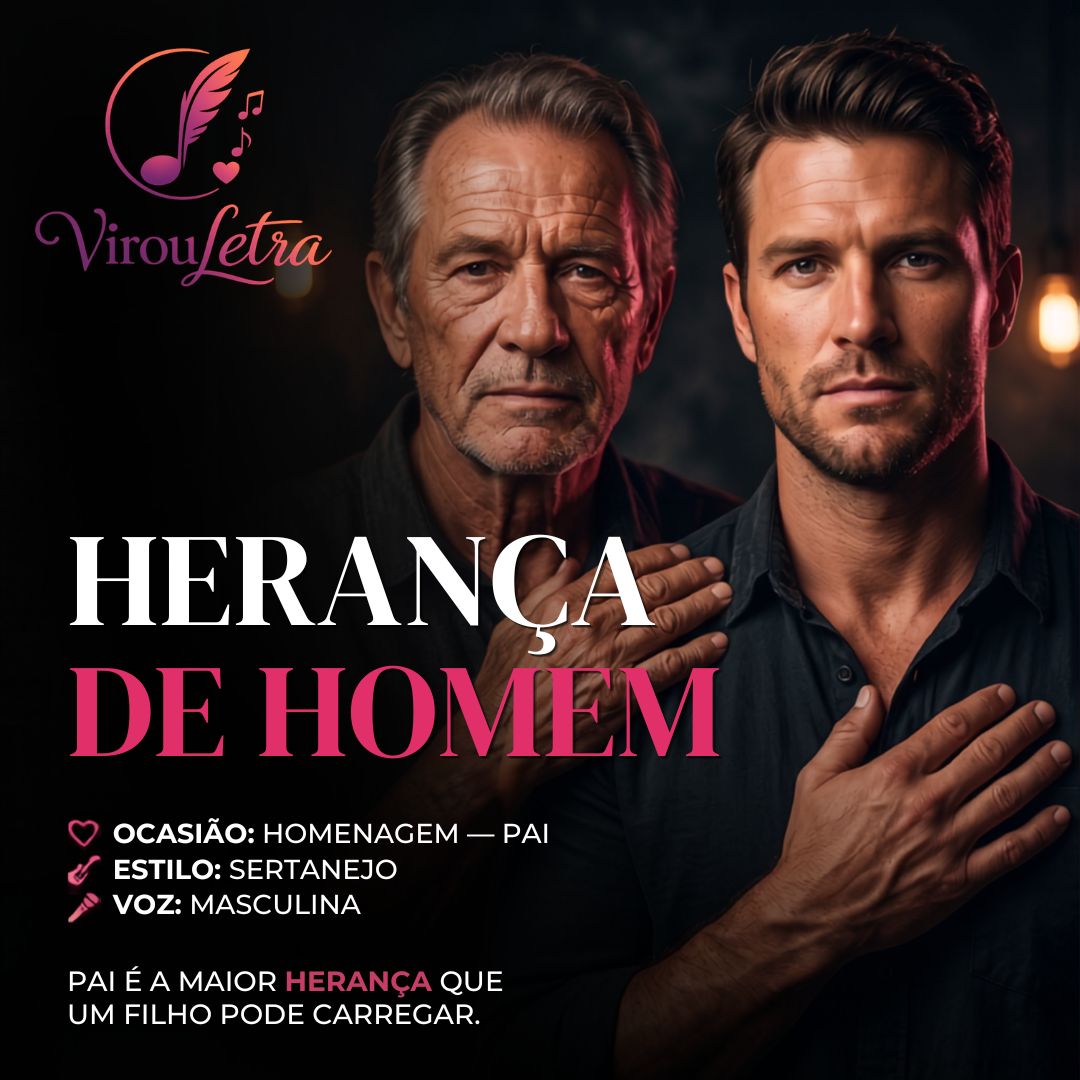Capa — Herança de Homem