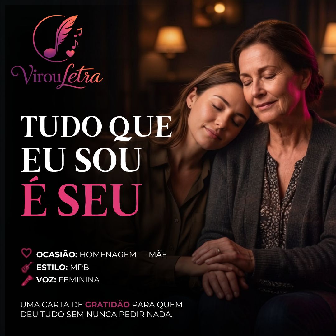 Capa — Tudo Que Eu Sou É Seu