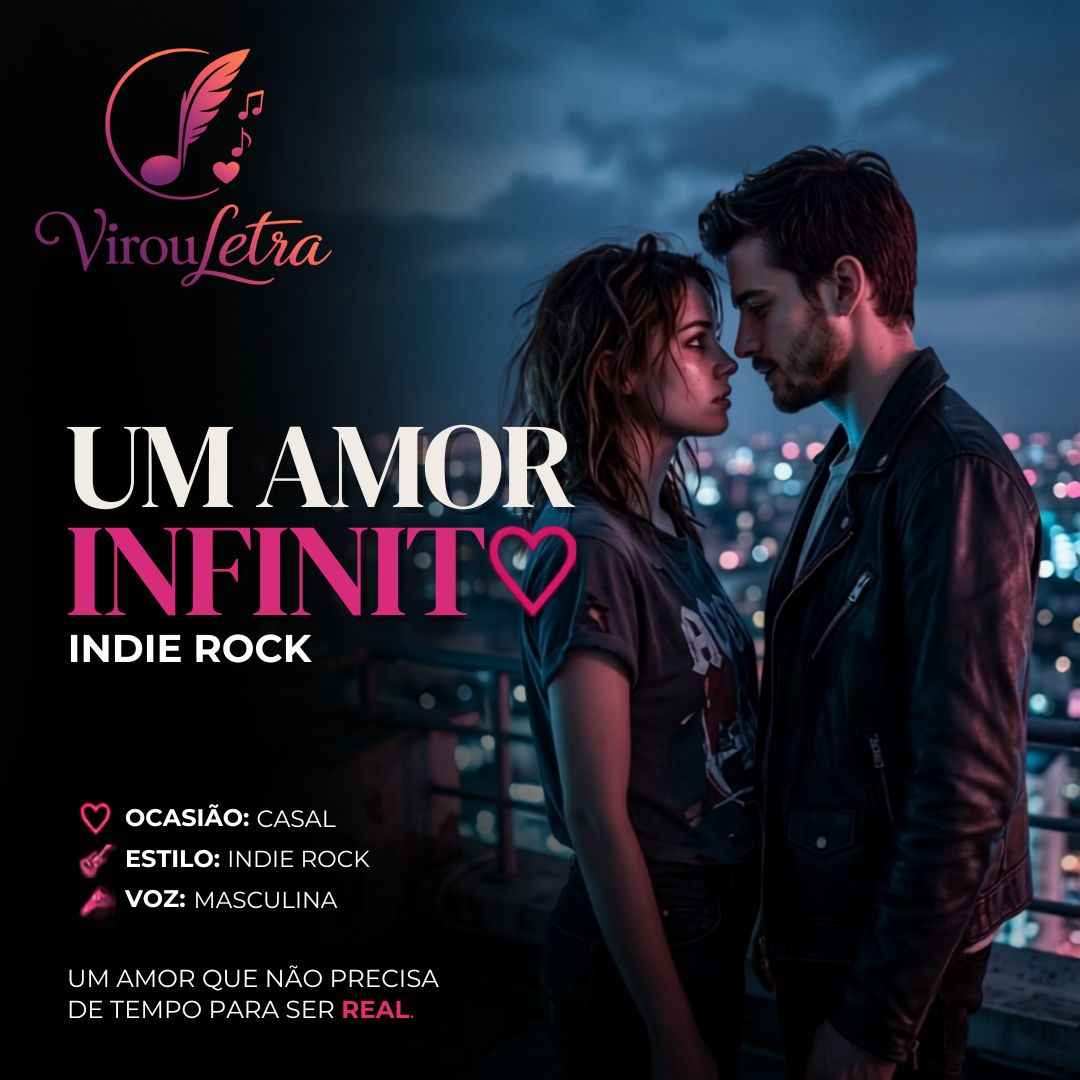 Capa — Um Amor Infinito (Indie Rock)